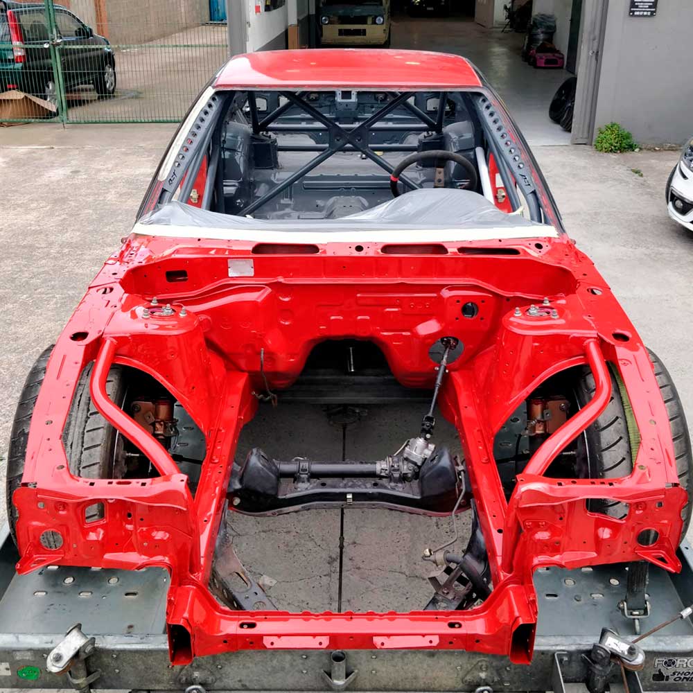 Tubular de refuerzo torreta-larguero Nisuba Nissan S13 - foto 3