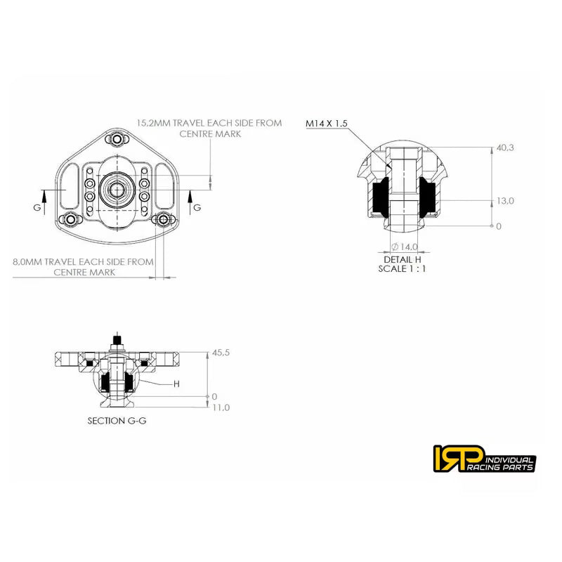 Copelas regulables IRP BMW E46 muelle de serie