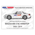 Ventanillas de policarbonato P4P Mazda MX-5 NC