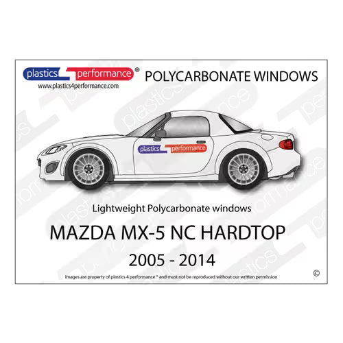 Ventanillas de policarbonato P4P Mazda MX-5 NC