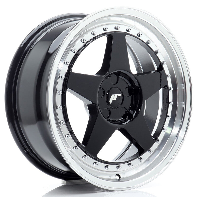 Llantas Japan Racing JR-6 Negro brillo