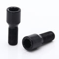 Tornillos de rueda Japan Racing Internal Drive M12x1,25 negro 25 mm