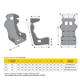 ASIENTO BUCKET MOMO DAYTONA EVO (FIA)