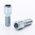 Tornillos de rueda Japan Racing Internal Drive M12x1,75 plata 25 mm