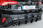 DIFUSOR RIEGER EN NEGRO BRILLO PARA FORD FOCUS MK4 ST-LINE - FULL GAS
