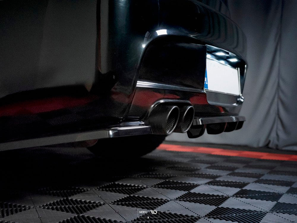 EXTENSION DIFUSOR CENTRAL CON ALETAS VERTICALES FOR BMW 1 E81/ E87 M-PACK FACELIFT - FULL GAS