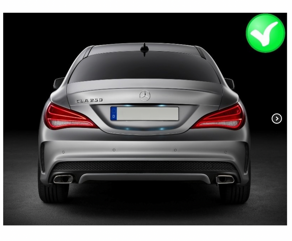 DIFUSOR TRASERO PARA MERCEDES CLA W117 BLACK AMG - FULL GAS