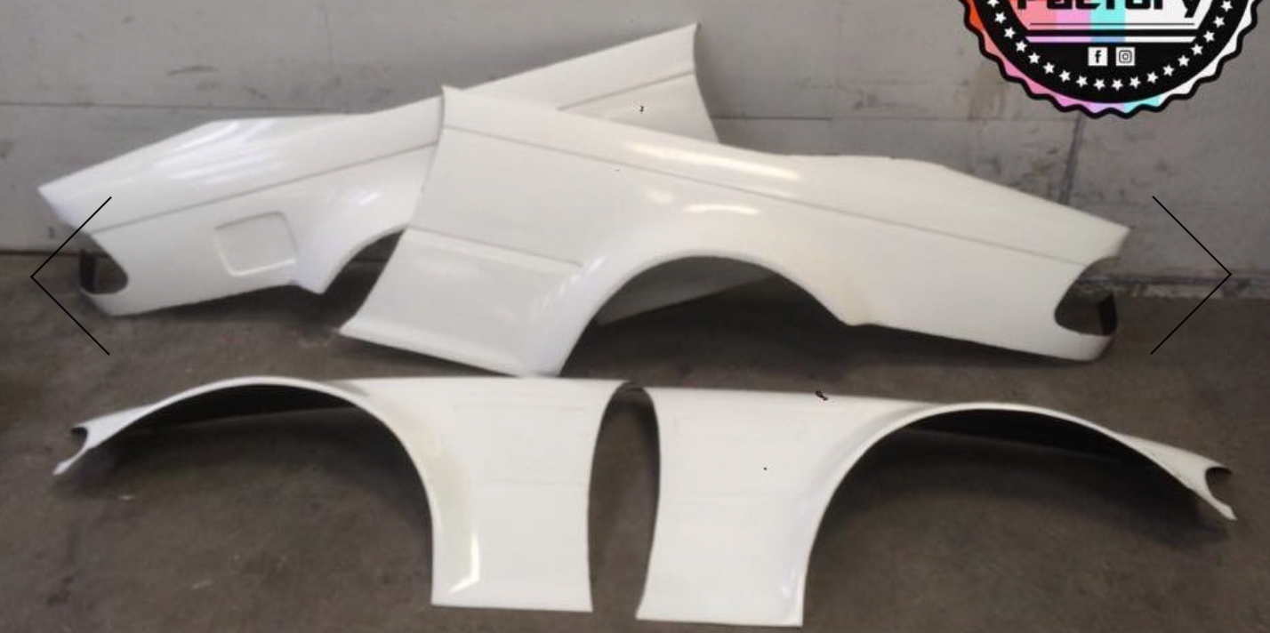 BMW E46 COUPE PRE FACELIFT OVERFENDERS - FULL GAS