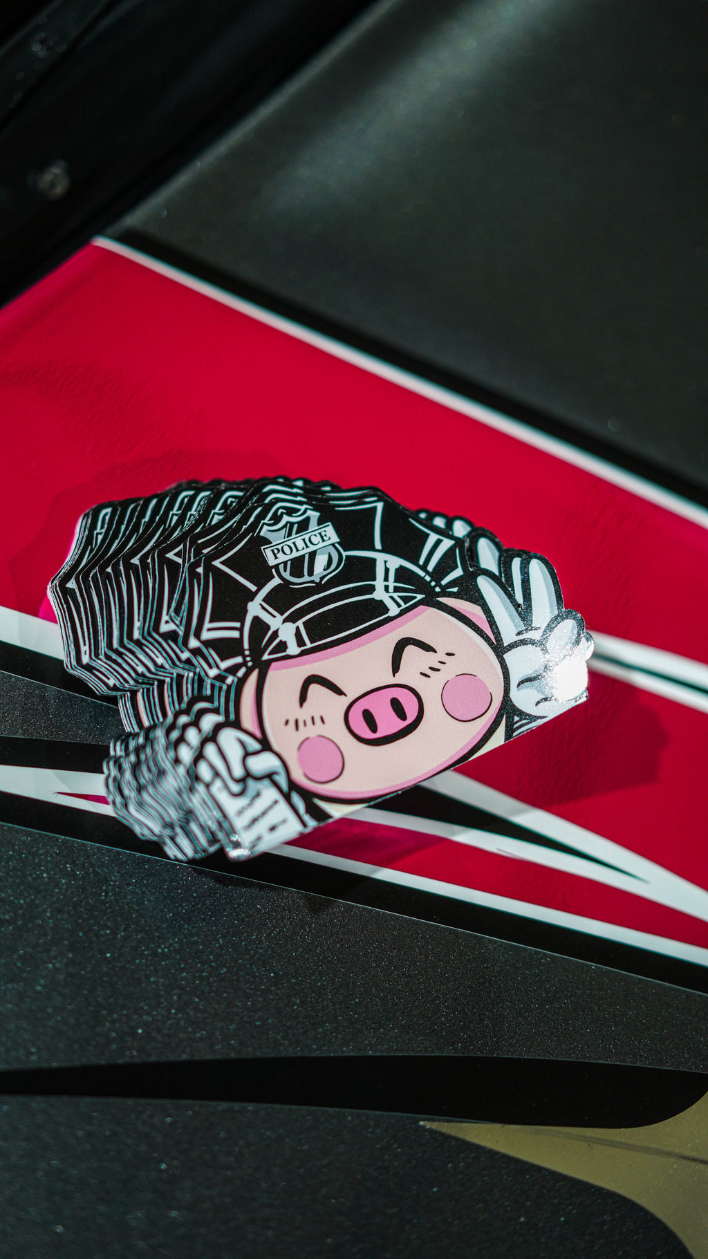 PEGATINA PEEKING WINDOW PIG - FULL GAS