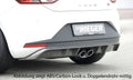 DIFUSOR DEPORTIVO SALIDA CENTRAL RIEGER SEAT LEON 5F PREFACELIFT - FULL GAS