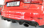 DIFUSOR DEPORTIVO 2 SALIDAS RIEGER AUDI A3 8V FACELIFT CON S-LINE Y S3 - FULL GAS