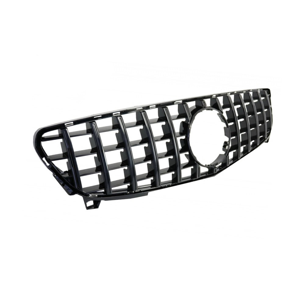 REJILLA PARRILLA CENTRAL PARA MERCEDES CLASE A W176 LOOK GT-R NEGRA - FULL GAS