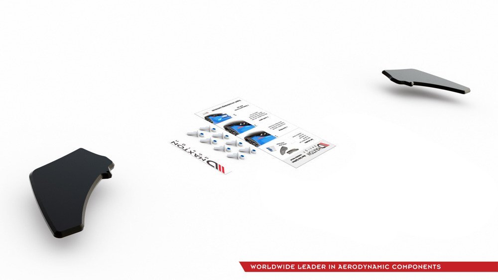 AÑADIDO LATERAL DE DIFUSOR MAXTON PERFORMANCE DE MAYOR RESISTENTENCIA  V.2 VW GOLF 7 GTI PREFACELIFT - FULL GAS