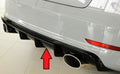 DIFUSOR DEPORTIVO 2 SALIDAS OVALADAS RIEGER AUDI A3/S3 8V FACELIFT S-LINE - FULL GAS