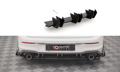 DIFUSOR RACING DURABILITY MAXTON V.2 CON LUZ LED STOP VW GOLF 8 GTI - FULL GAS