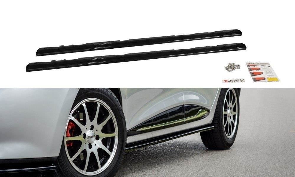 TALONERAS MAXTON EN NEGRO BRILLO RENAULT CLIO MK4 - FULL GAS
