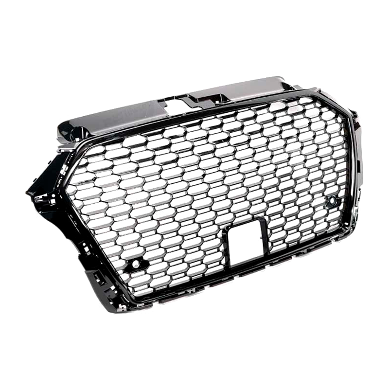 PARRILLA AUDI A3 8V (17-19) LOOK RS3 COLOR NEGRO - FULL GAS