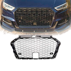 PARRILLA AUDI A3 8V (17-19) LOOK RS3 COLOR NEGRO - FULL GAS