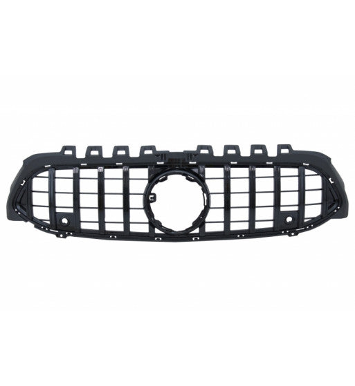 REJILLA PARRILLA CENTRAL PARA MERCEDES CLASE A W177 LOOK GT-R NEGRA - FULL GAS
