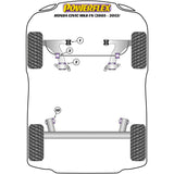 Rear beam mounting bush "Black Series" (pair)